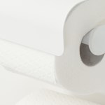Sealskin Brix toalettpapir- og reserverullholder, hvit matt